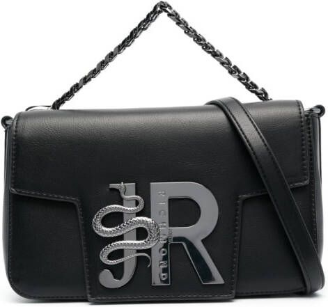 John Richmond Tas met logoplakkaat Zwart
