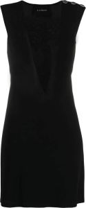 John Richmond Midi-jurk met knoop Zwart