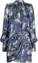 John Richmond Mini-jurk met abstracte print Blauw - Thumbnail 1
