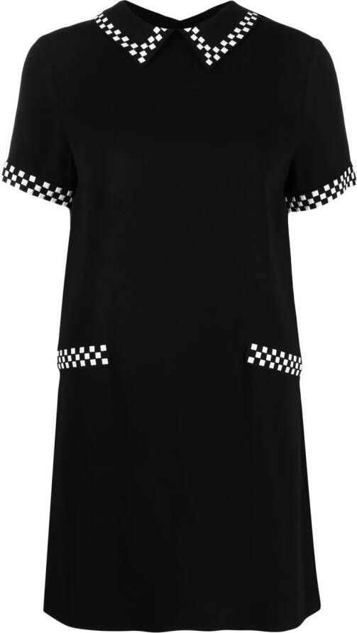 John Richmond Shiftjurk met print Zwart