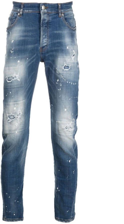 John Richmond Skinny jeans Blauw