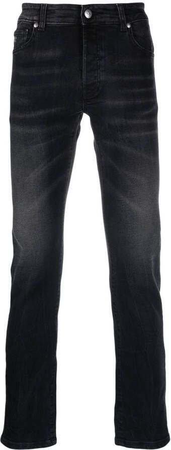 John Richmond Jeans met gewassen-effect Zwart