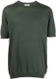 John Smedley Katoenen T-shirt Groen - Thumbnail 1