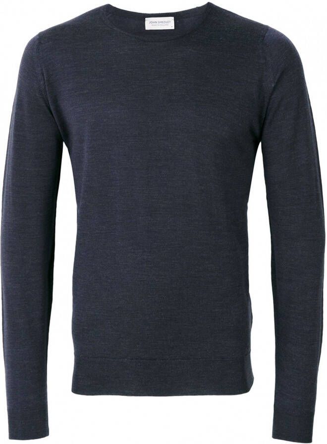 John Smedley crew-neck jumper Grijs