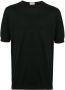 John Smedley Katoenen T-shirt Zwart - Thumbnail 1