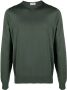 John Smedley Fijngebreide trui Groen - Thumbnail 1