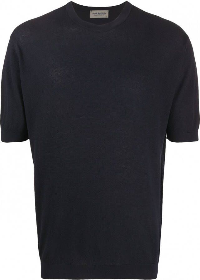 John Smedley Gebreide trui Blauw