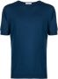 John Smedley Jersey sweater Blauw - Thumbnail 1