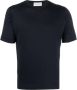 John Smedley Jersey T-shirt Blauw - Thumbnail 1