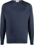 John Smedley Fijngebreide trui Blauw - Thumbnail 1
