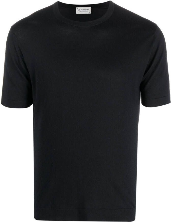 John Smedley Effen T-shirt Zwart