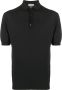 John Smedley Poloshirt met korte mouwen Zwart - Thumbnail 1