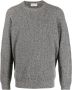 John Smedley Ribgebreide trui Zwart - Thumbnail 1