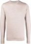 John Smedley Gebreide trui Beige - Thumbnail 1