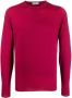 John Smedley Gebreide trui Roze - Thumbnail 1