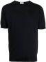 John Smedley T-shirt van wolmix Zwart - Thumbnail 1
