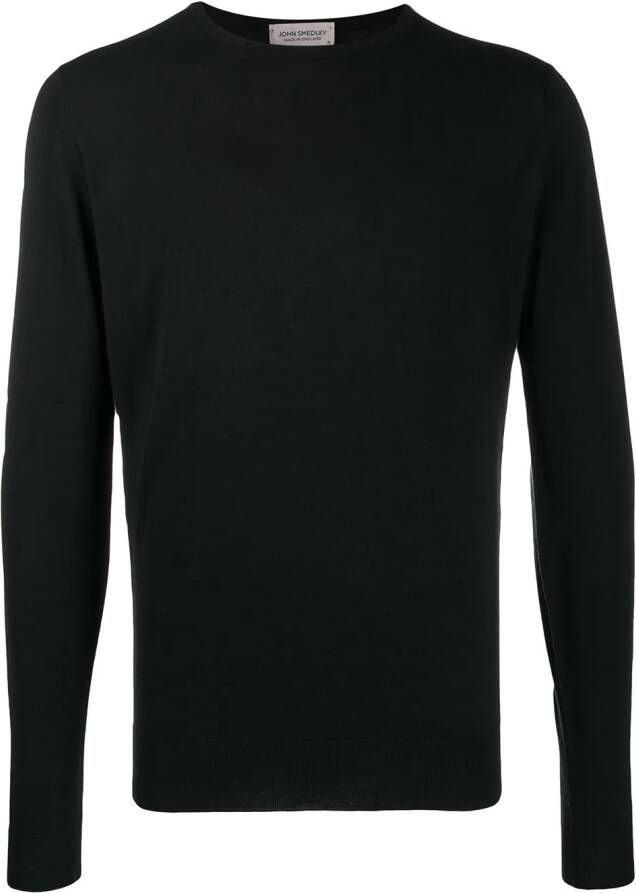 John Smedley Trui met ronde hals Zwart