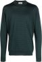 John Smedley Trui van merinowol Groen - Thumbnail 1