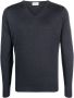 John Smedley Trui met V-hals Grijs - Thumbnail 1