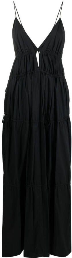 Simkhai Uitgesneden maxi-jurk Zwart