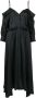 Simkhai Kiari jurk met open schouders Zwart - Thumbnail 1