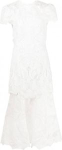 Jonathan Simkhai Midi-jurk met uitgesneden detail Wit