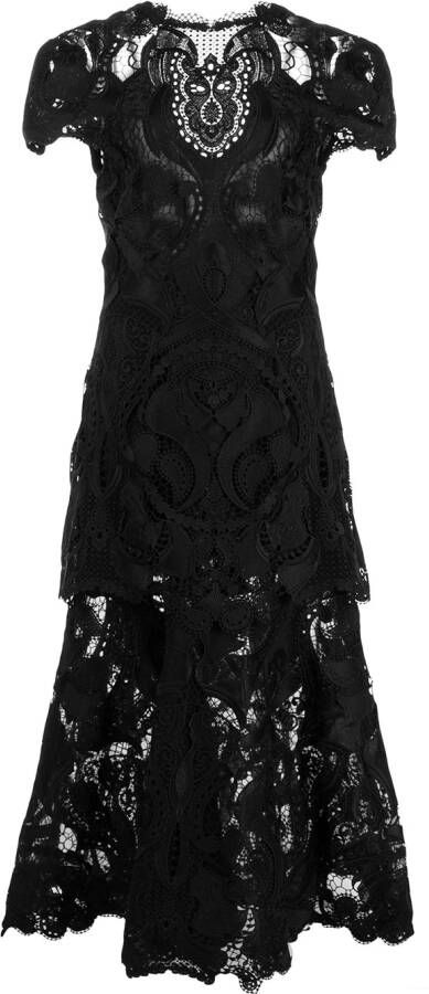 Simkhai Midi-jurk met uitgesneden details Zwart