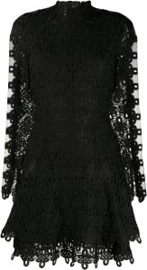 Jonathan Simkhai Mini-jurk met geborduurd kant Zwart
