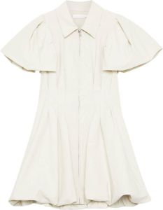 Jonathan Simkhai Mini-jurk met pofmouwen Beige