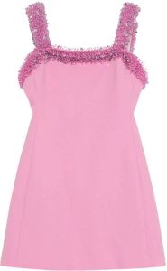 Jonathan Simkhai Mini-jurk verfraaid met kralen Roze