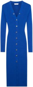 Jonathan Simkhai Ribgebreide jurk Blauw