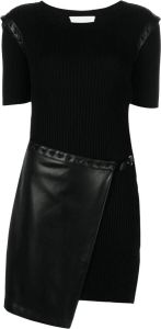 Jonathan Simkhai Ribgebreide jurk Zwart