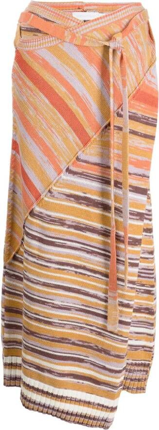 Simkhai Rok met tie-dye print Oranje