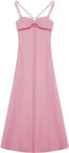 Jonathan Simkhai Midi-jurk met ringdetail Roze