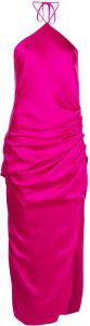 Jonathan Simkhai Verfraaide midi-jurk Roze