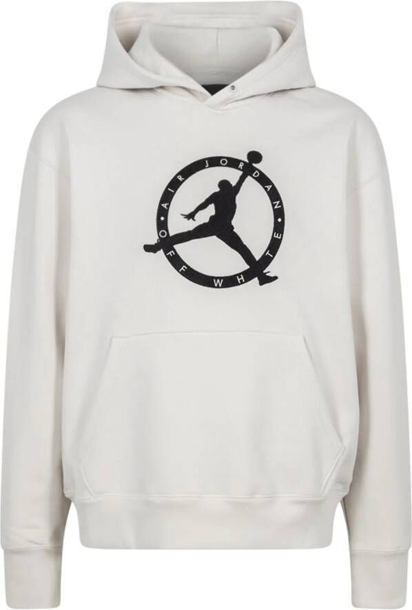 Jordan x Off-White hoodie met logoprint Wit