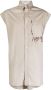 JORDANLUCA T-shirt met doodskopprint Beige - Thumbnail 1