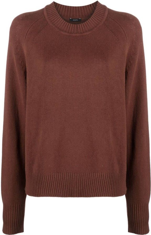 JOSEPH Fijngebreide sweater Bruin