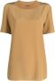 JOSEPH T-shirt van satijn-zijdemix Bruin - Thumbnail 1
