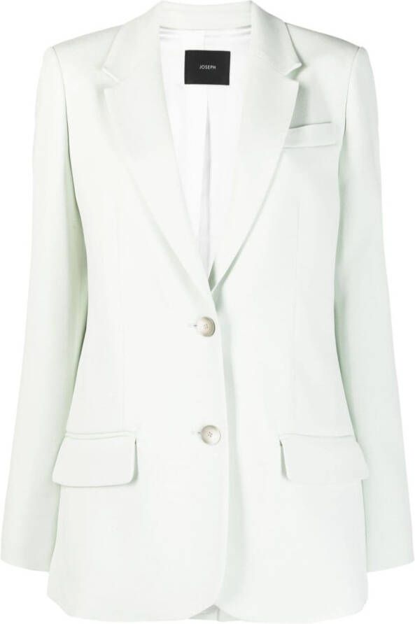 JOSEPH Blazer met enkele rij knopen Groen