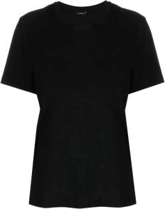 JOSEPH T-shirt met ronde hals Zwart