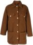 Joshua Sanders Button-up jas Bruin - Thumbnail 1