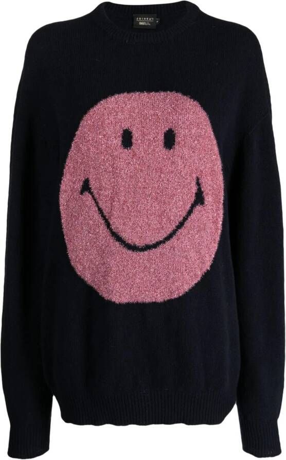 Joshua Sanders Trui met print Blauw