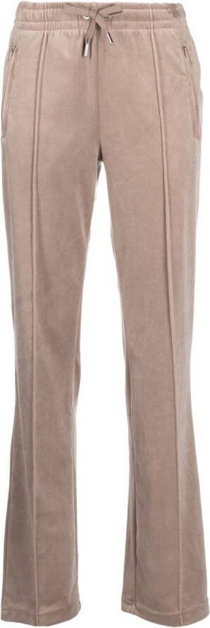 Juicy Couture Trainingsbroek verfraaid met stras Beige