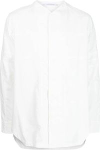 Julius Kraagloos overhemd Wit