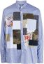 Junya Watanabe MAN Geruit overhemd Blauw - Thumbnail 1