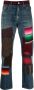 Junya Watanabe MAN Jeans met patchwork Blauw - Thumbnail 1