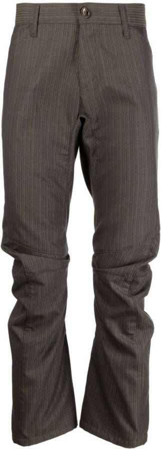 Junya Watanabe MAN Gestreepte broek Bruin