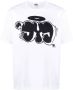 Junya Watanabe MAN T-shirt met graffitiprint Wit - Thumbnail 1