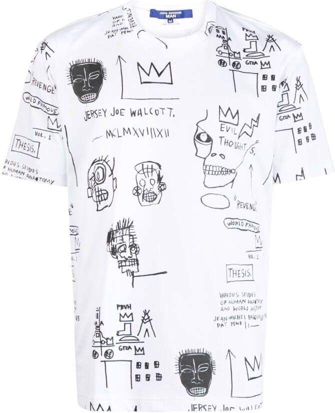 Junya Watanabe MAN T-shirt met print Wit